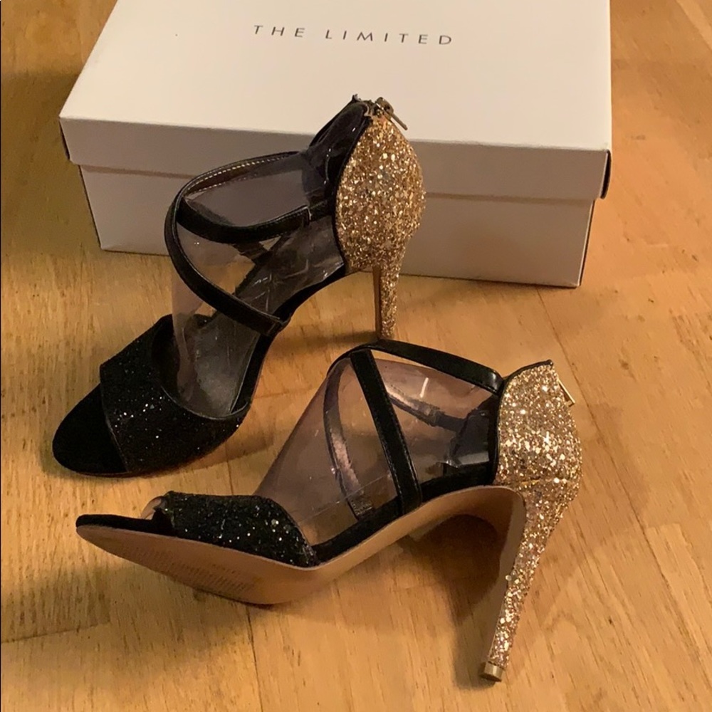 The Limited glitter heels